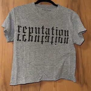 Taylor Swift Gray Crop Top